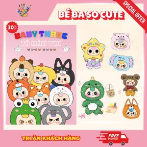 Vở tô màu Baby Three siêu cute