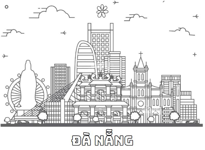 Khám phá bộ sưu tập tranh tô màu Đà Nẵng