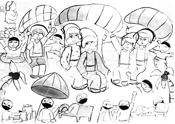 Tranh tô màu Đà Nẵng siêu ấn tượng cho trẻ
