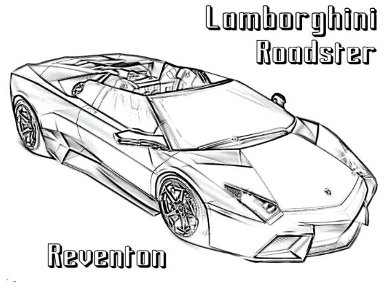Khơi dậy đam mê với tranh tô màu xe lamborghini