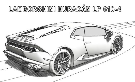 Tô màu Lamborghini cực chất