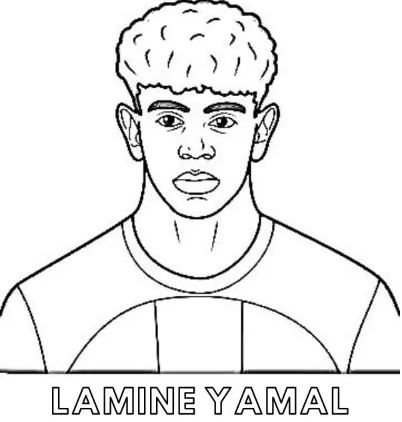 Khám phá bộ sưu tập tranh tô màu Lamine Yamal chất lượng cao
