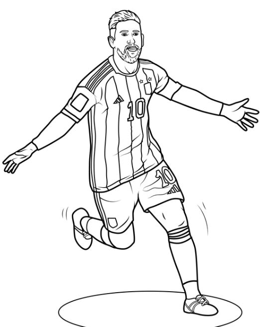 lợi ích tuyệt vời của tranh tô màu Messi cho trẻ em
