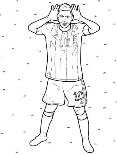 Tô màu Messi với pha ăn mừng thương hiệu