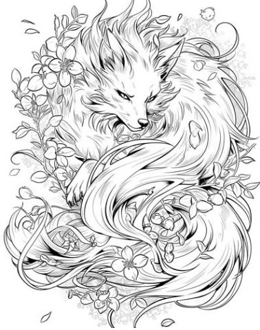 anime hồ ly siêu đẹp cho bé