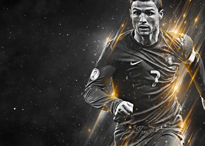 tranh to mau ronaldo 1