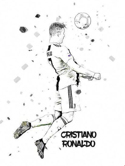 Ronaldo trong pha đánh đầu cực cao