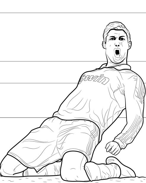 tranh to mau ronaldo 5