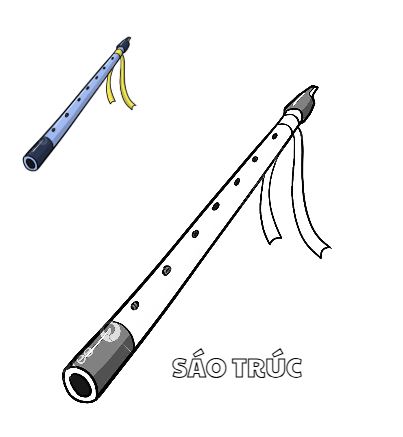 Tải miễn phí tranh tô màu sáo trúc đẹp tại Tomauvui.com