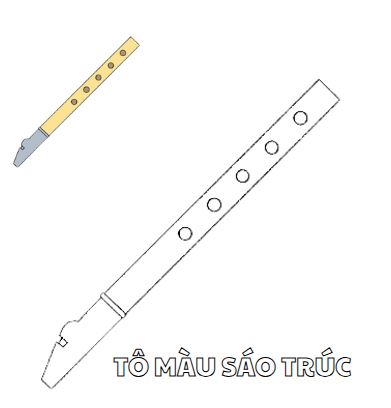 Khám phá tranh tô màu sáo trúc đẹp