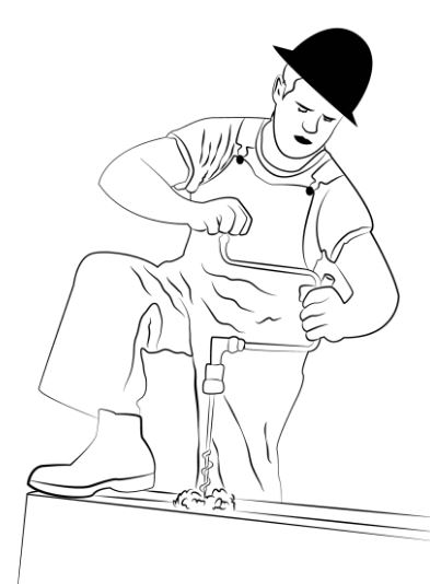 Tô màu Thợ Mộc giúp bé hiểu nghề truyền thống