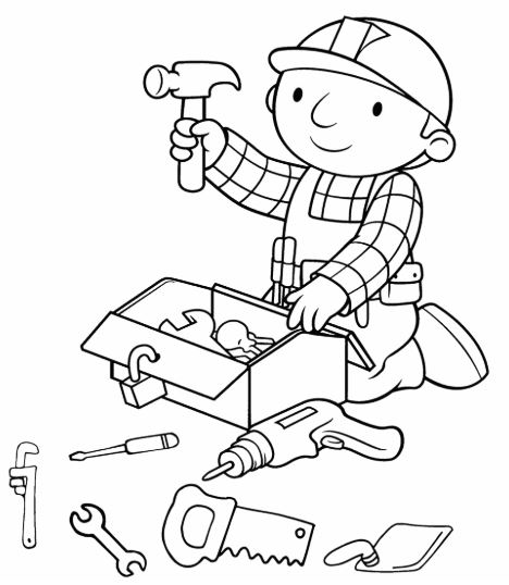 Bé cưng, vẽ thợ mộc trong xưởng gỗ thần kỳ nhé!