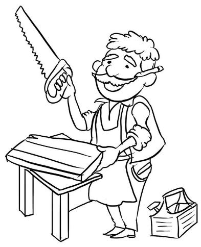 Hành trình tô màu thợ mộc đầy sáng tạo