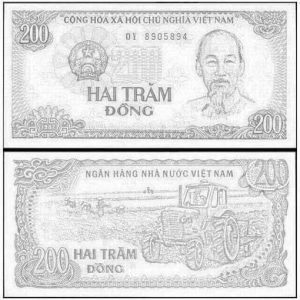 Tranh tô màu tờ 200 đồng