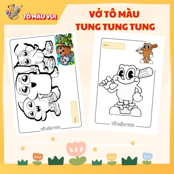 tranh to mau tung tung tung sahur 4