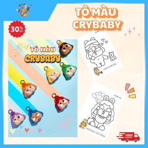 Tranh tô màu Crybaby 1