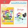 Tranh tô màu Dany's world
