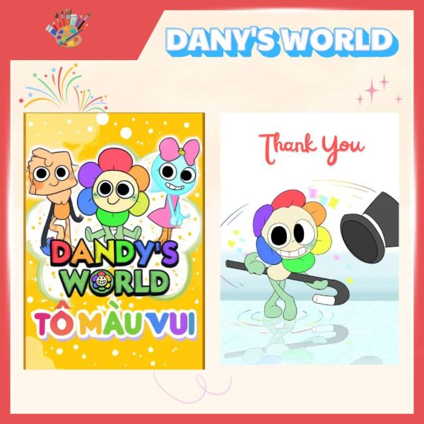 Tranh tô màu Dany's world