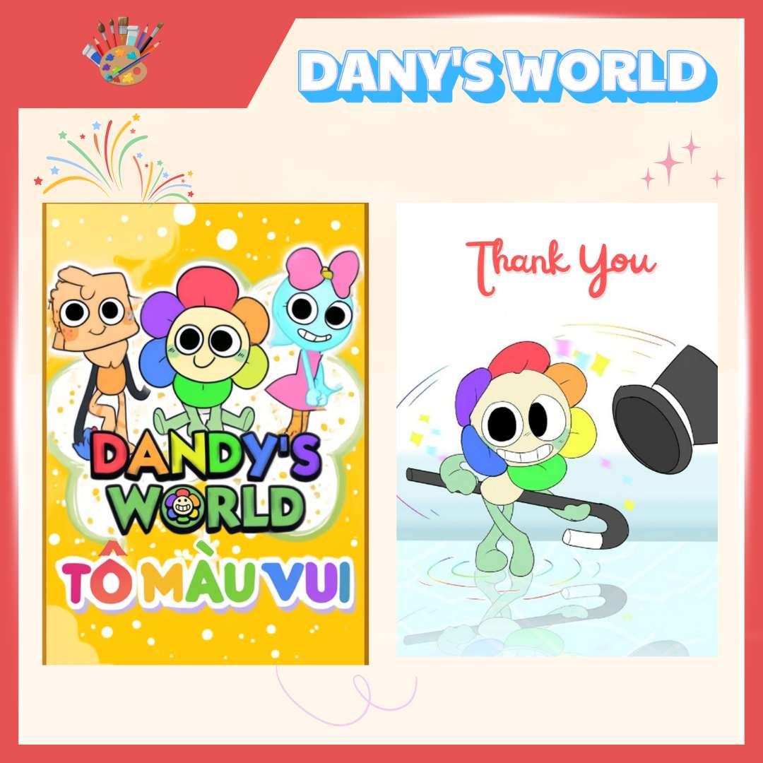 Tranh tô màu Dany's world