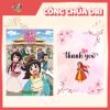 Tập tranh tô màu công chúa Ori siêu dễ thương cho bé gái