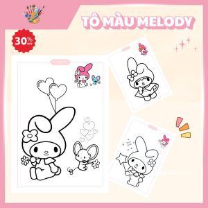 Tranh to màu Melody 2