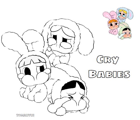 Tranh tô màu Crybaby mang đậm phong cách nghệ thuật