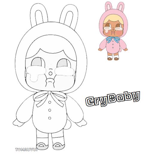 Tô màu Crybaby với tình yêu và nước mắt
