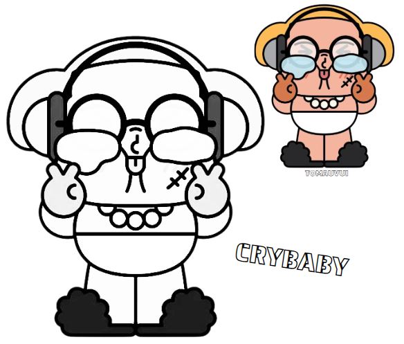 Tô màu Crybaby như một hành trình cảm xúc