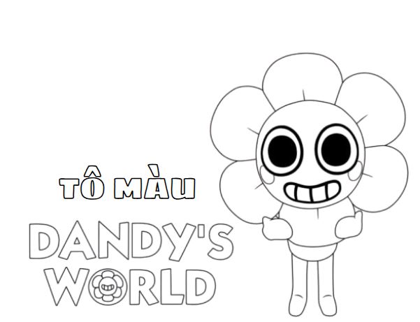 Tranh tô màu Dandy’s World cực đẹp