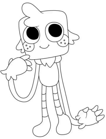Hình tô màu Dandy’s World