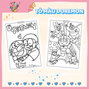 tranh to mau doreamon 1