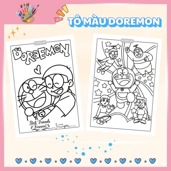 tranh to mau doreamon 1