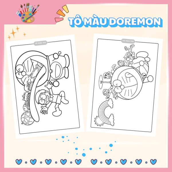 tranh to mau doreamon 2