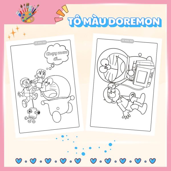 tranh to mau doreamon 3