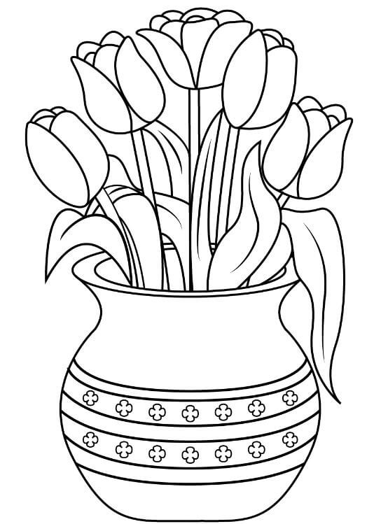 Tranh tulip tô màu – Lựa chọn hoàn hảo cho cuối tuần