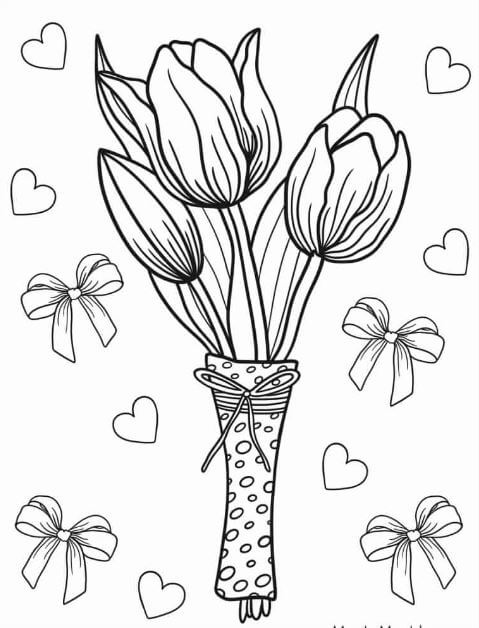 Tô điểm hoa Tulip nào