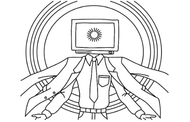 Bé Hóa Siêu Họa Sĩ Với Tranh TV Man