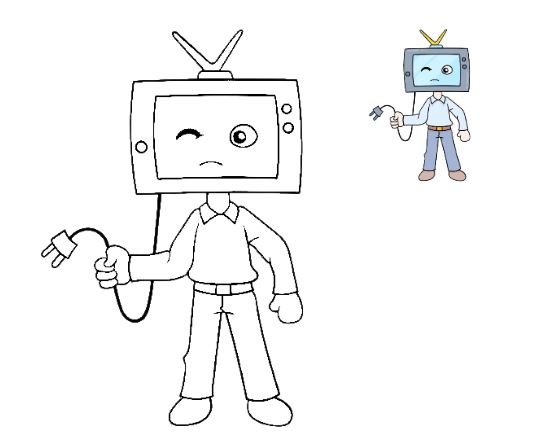 Tô Màu TV Man dễ thương