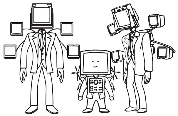 Tranh TV Man Siêu Dễ Thương miễn phí