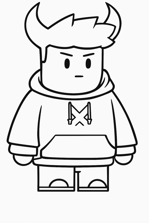Tổng hợp tranh tô màu Roblox mới nhất 2025