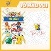 tranh tô màu Pokemon