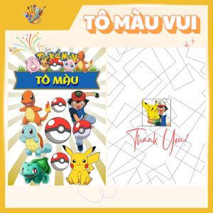 tranh tô màu Pokemon