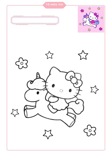 Bay cùng Hello Kitty đầy màu sắc nào