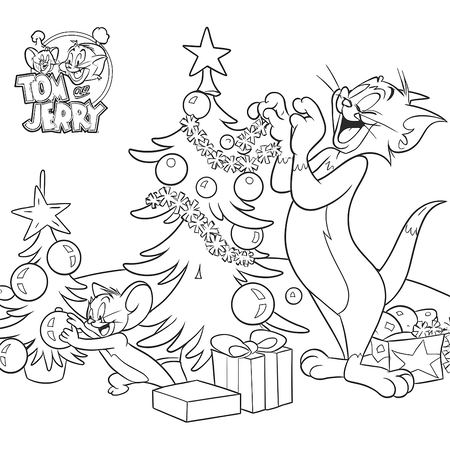 Tô màu Tom and Jerry: Vui không tưởng!