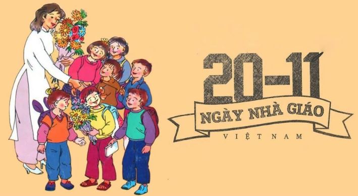 Tranh tô màu 20/11 đẹp ý nghĩa dành cho các bạn nhỏ