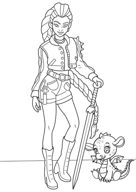 Tranh tô màu thợ săn quỷ Kpop cho bé tại nhà