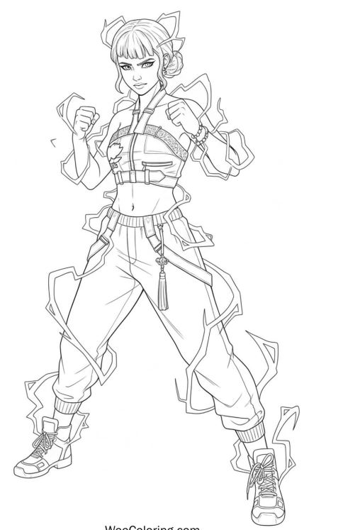 Tranh tô màu Kpop Demon Hunters miễn phí