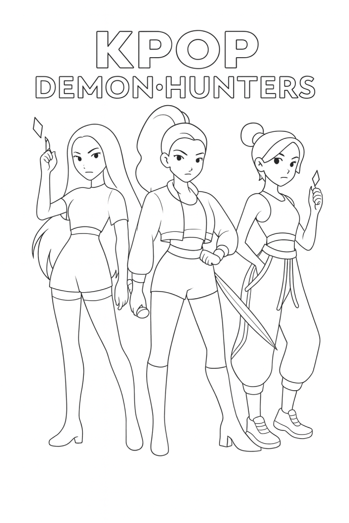 Kpop Demon Hunters phong cách fantasy