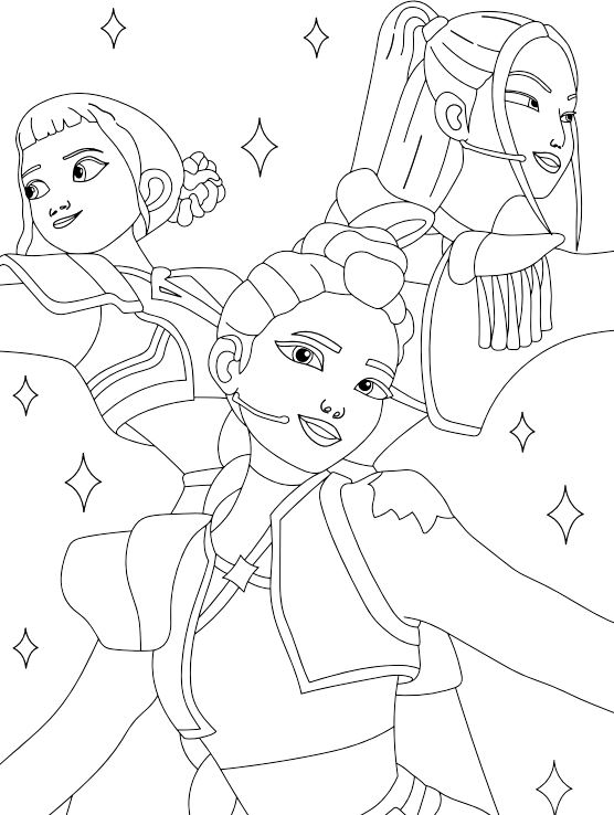 Thợ săn quỷ Kpop phong cách hiện đại