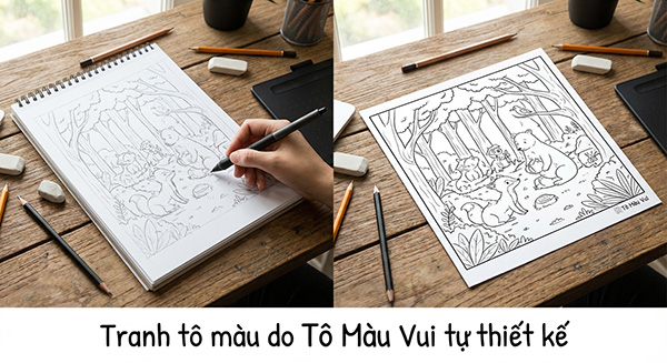tại sao nên chọn tô màu vui để tải ảnh và in cho bé